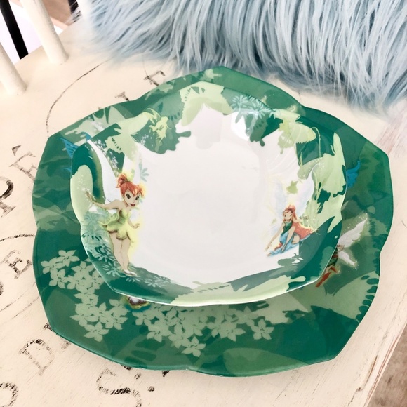 Disney Fairies, Royal Doulton, Collectable, Plate And Bowl, Set of 2, NEW No Box - Picture 1 of 12